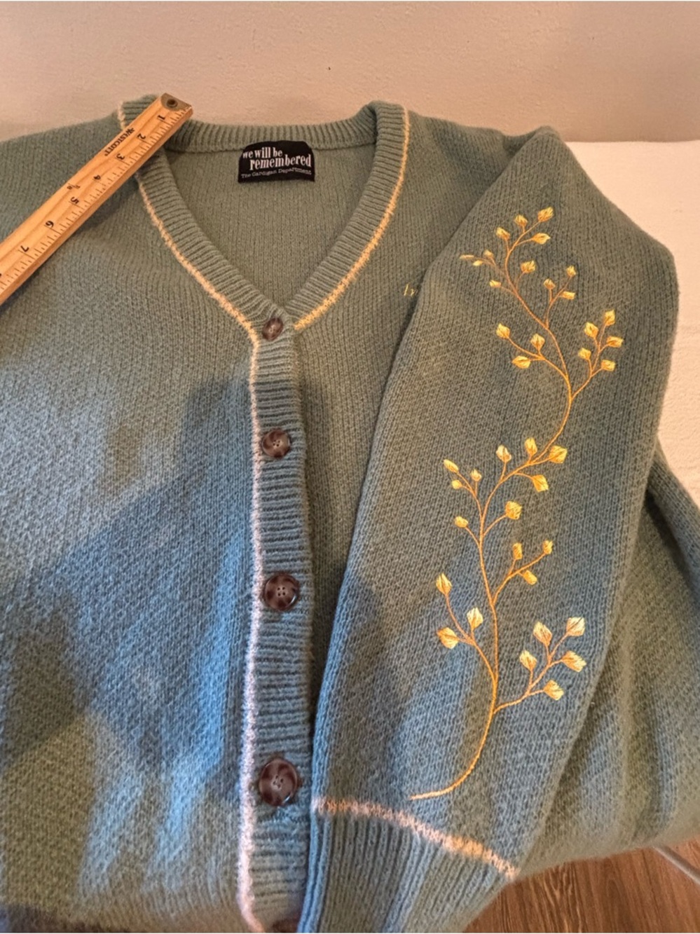 Cardigan Department We Will Be Remembered Invisible String Taylor Swift size Lg - Picture 6 of 8